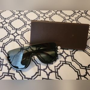 Fendi sunglasses with pearls for women